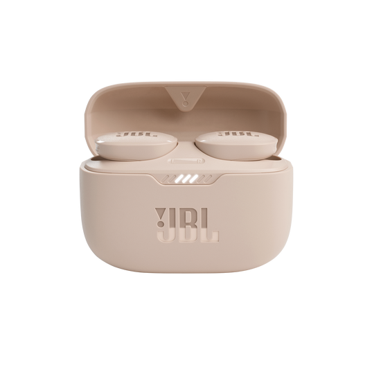 JBL Tune 130NC TWS - Sand - True wireless Noise Cancelling earbuds - Detailshot 1
